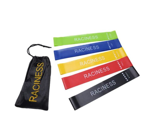 Bandas  Cerradas Set de 5 Resistencias Raciness | Ligas de Latex
