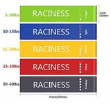 Bandas  Cerradas Set de 5 Resistencias Raciness | Ligas de Latex