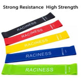 Bandas  Cerradas Set de 5 Resistencias Raciness | Ligas de Latex