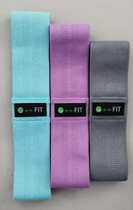 Bandas de Tela Antideslizante Cerradas 3 resistencias | Pack x 3 unidades | Ligas