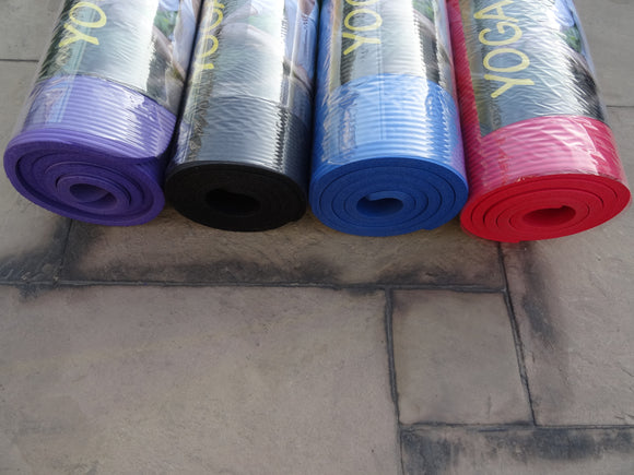 Mat Yoga 15 mm con sujetador