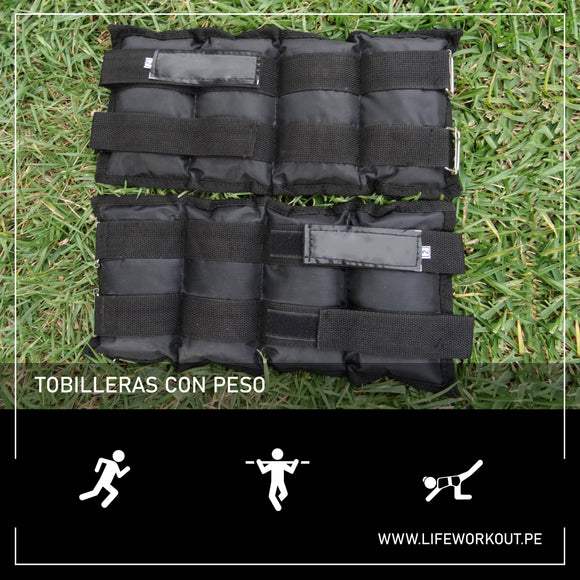 Par de Tobilleras de 2kg