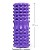 Pack Mat Yoga 15 mm con sujetador + Roller Foam EVA 33 cm
