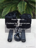 Pack Power Cardio Soga con Peso Pro +  Par de Tobilleras
